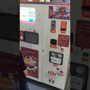 HM736 Robotic Vending Machine,Multifunction Coin Operated Ice Cream Vending Machine