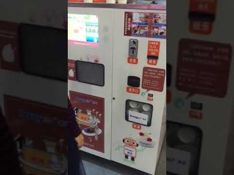 HM736 Robotic Vending Machine,Multifunction Coin Operated Ice Cream Vending Machine
