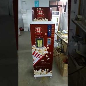 automatic popcorn machine HM PC 18, popcorn vending machine