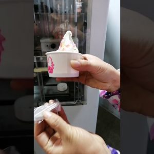 HM766C vending ice cream machine to do the test in hommy factory